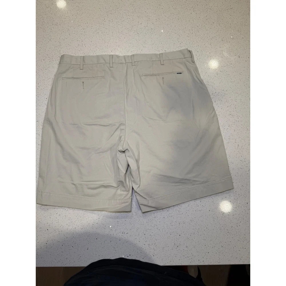 Polo Ralph Lauren Mens Stretch Classic Fit Chino Shorts Tan Khaki Size 38